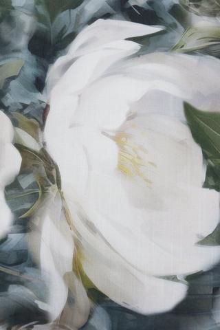 Floral Cotton Tablecloth, 135x230cm