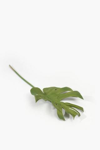 Monstera Leaf Single Stem, 77cm