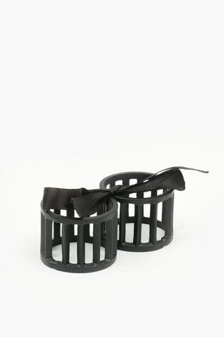 2 Pack Stripe Napkin Rings