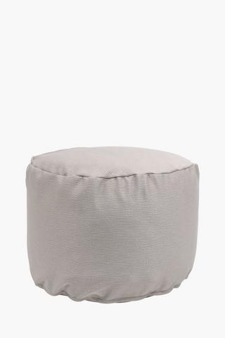 Plain Textured Pouffe, 30x50cm