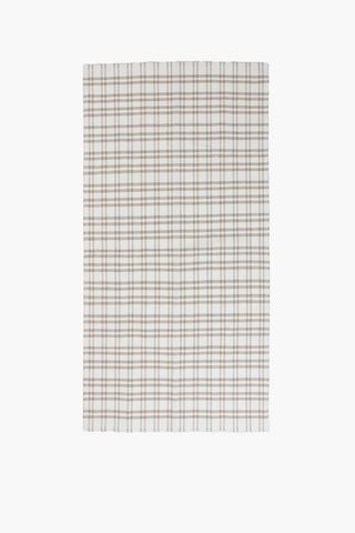 Jute Checkered Rug, 70x140cm