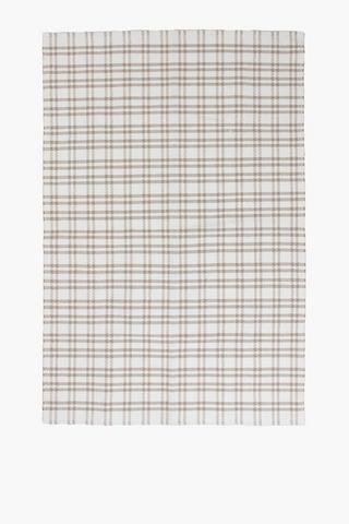 Jute Checkered Rug, 120x180cm