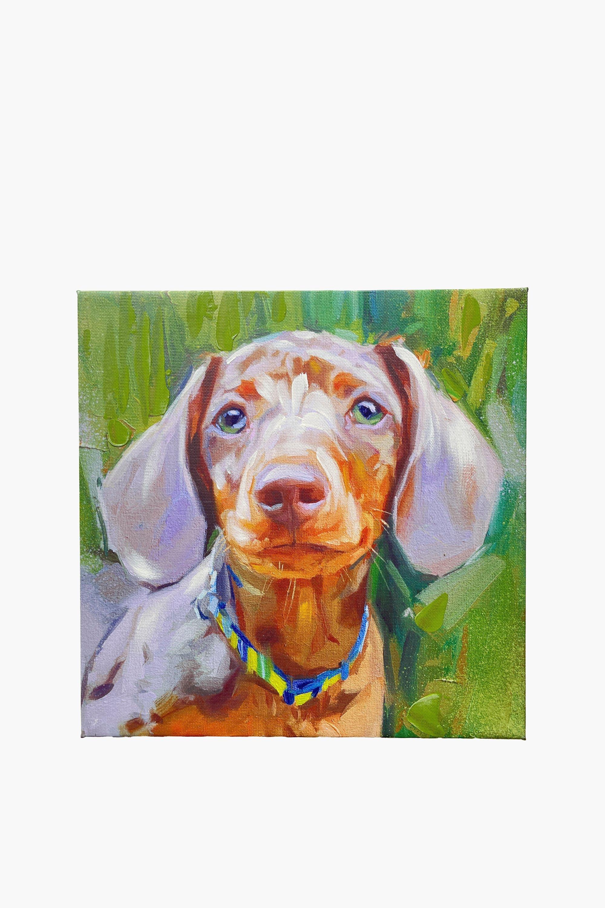Embossed Dapple Doggy, 30x30cm