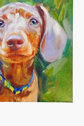 Embossed Dapple Doggy, 30x30cm