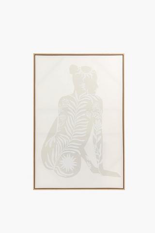 Embossed Stencil Figure, 80x120cm