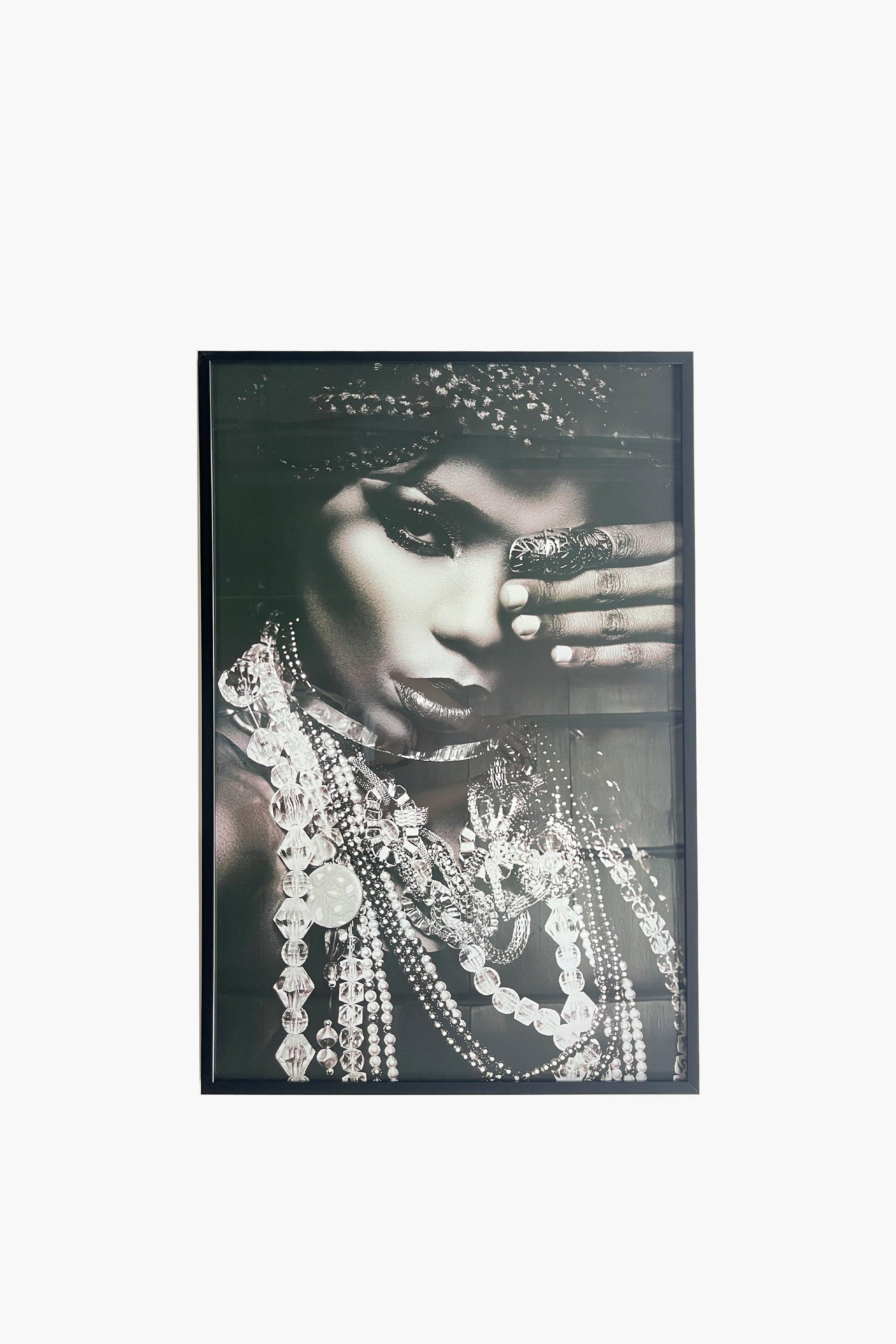 Framed Vintage Jewels, 60x90cm