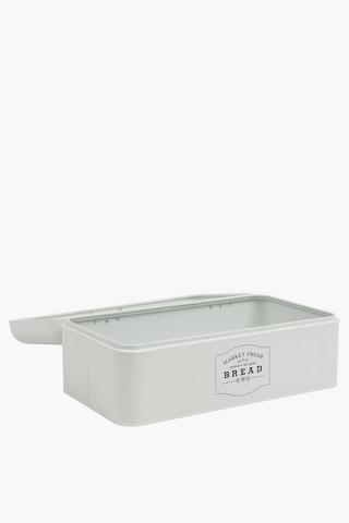 Metal And Wood Bread Bin
