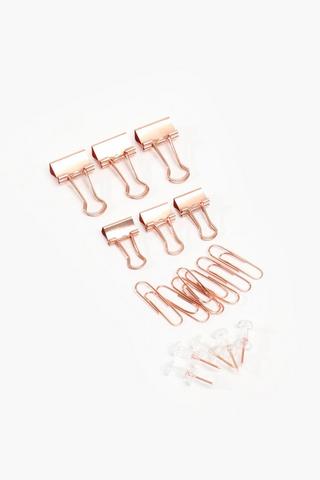 Pins And Clips Stationery Set