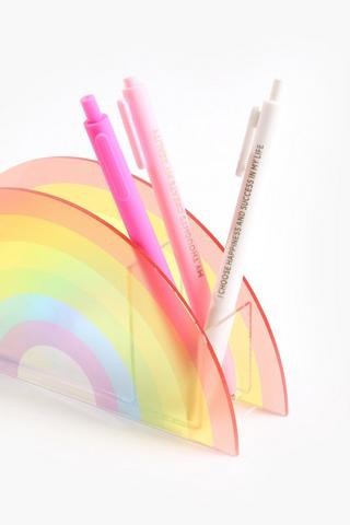 Acrylic Rainbow Pen Organiser