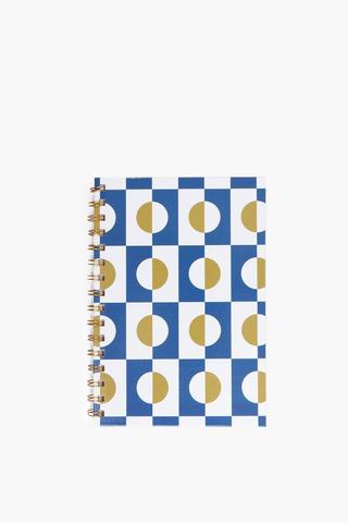 Geometric Hardcover Spiral Notebook