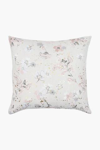 Printed Clere Floral Scatter Cushion, 50x50cm