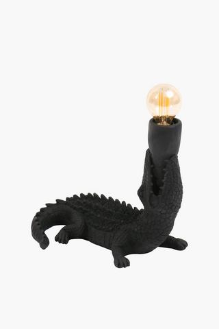 Crocodile Novelty Lamp, 24x22cm