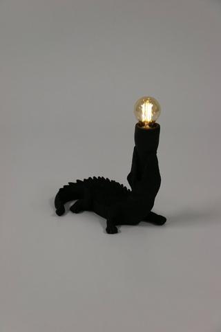 Crocodile Novelty Lamp, 24x22cm