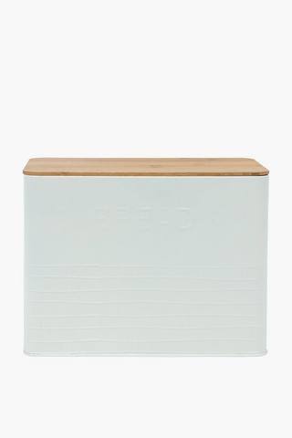 Embossed Metal Bread Bin