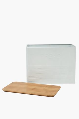Embossed Metal Bread Bin