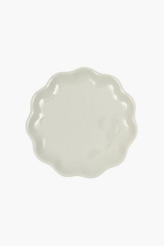 Scallop Ceramic Side Plate