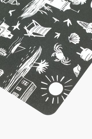 Geometric Pu Placemat