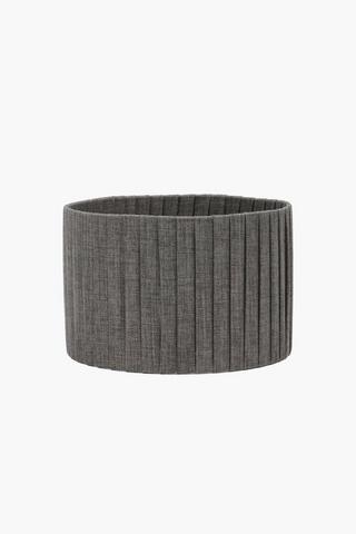 Pleated Drum Lampshade, 27x18cm