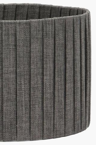 Pleated Drum Lampshade, 27x18cm