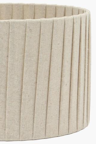 Pleated Drum Lampshade, 27x18cm