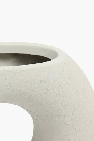 Circle Ceramic Vase, 38x31cm