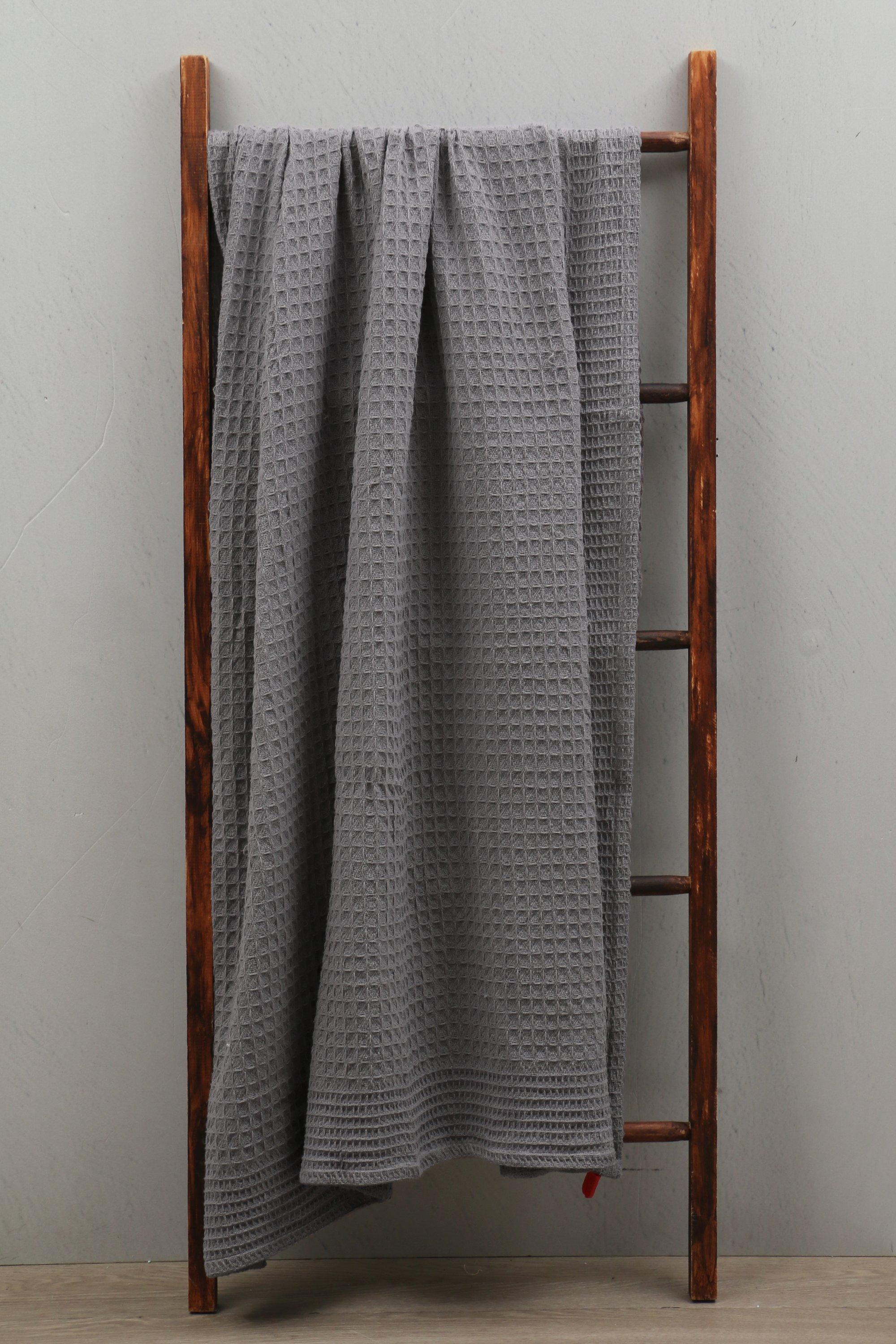 100% Cotton Blankets Throw Size For Bed - Waffle Weave Blankets For