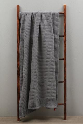 Cotton Jacquard Waffle Throw, 140x180cm