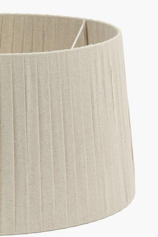 Pleated Tapered Lampshade, 44x50cm