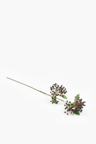 Black Berries Single Stem, 77cm