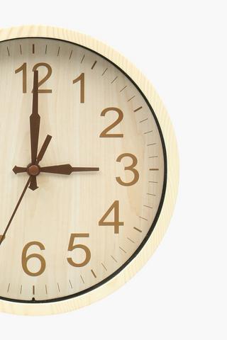 Antique Wooden Clock, 15cm