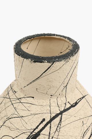 Classic Scratch Vase, 16x21cm