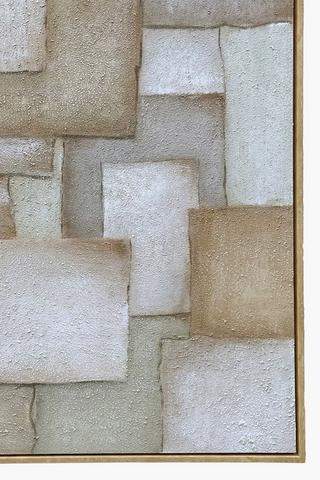 Framed Layered Blocks, 90x120cm