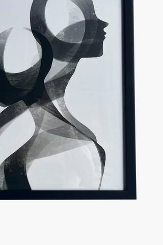 Framed Intertwined Souls, 60x40cm