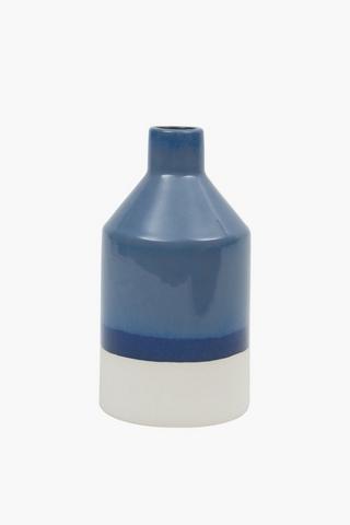 Multi-glaze Ceramic Vase, 12x22cm