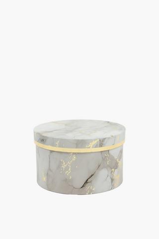 Marble Round Gift Box Large