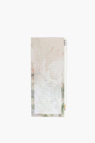 Amiel Floral Notepad With Pencil