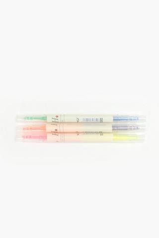 3 Pack Dual Highlighters