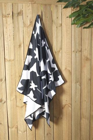 Microfibre Floral Beach Towel Small, 70x130cm