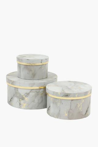 Marble Round Gift Box Medium