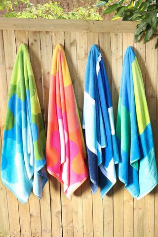Cotton Jacquard Retro Abstract Hot Beach Towel, 85x160cm