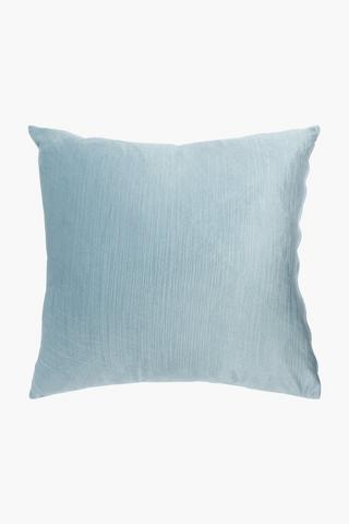 Velvet Ribbed Scatter Cushion, 50x50cm