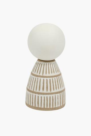 Ceramic Scratch Led Lamp