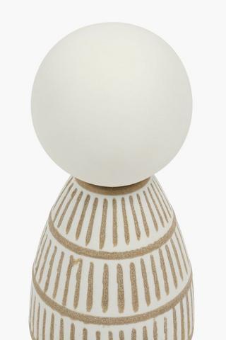 Ceramic Scratch Led Lamp