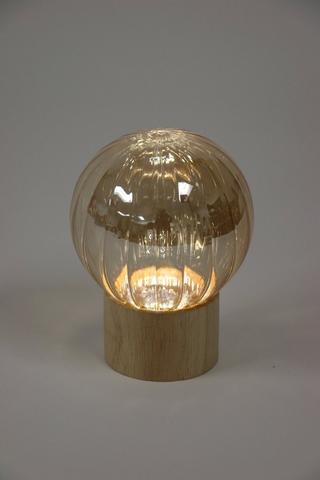 Calama Glass Led Lamp, 12x16cm