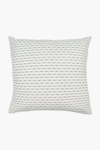 Jacquard Bexley Stripe Scatter Cushion, 60x60cm