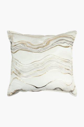 Premium Printed Warkworth Feather Scatter Cushion, 60x60cm