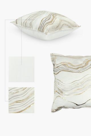 Premium Printed Warkworth Feather Scatter Cushion, 60x60cm