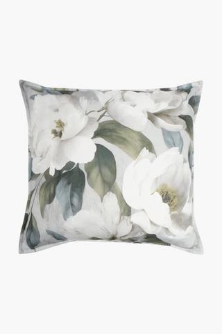 Premium Printed Angora Flora Feather Scatter Cushion, 60x60cm