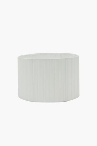 Pleated Drum Lampshade, 27x18cm