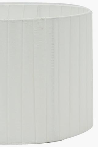 Pleated Drum Lampshade, 27x18cm